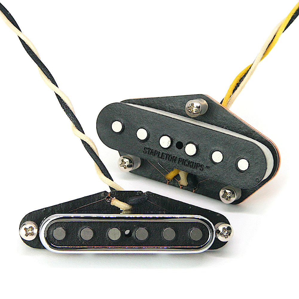 Telecaster® style pickup set with tapped bridge pickup